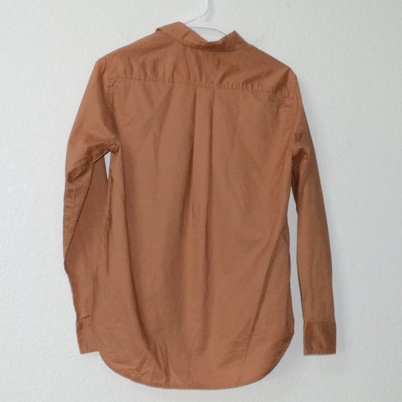Everlane Shirt Womens Size 2 Long Sleeve 100% Cotton Button Front Minimalist - Picture 6 of 9
